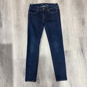 American Eagle Women's Jegging Size 0 Short Super Stretch Denim 25x27.5